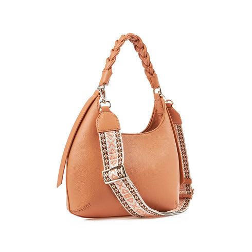 Verde Γυναικεία Τσάντα Ώμου-Χιαστί 16-7373 Πορτοκαλί