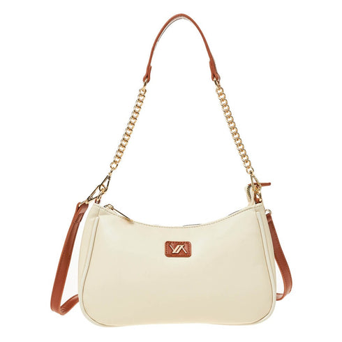 Verde Γυναικεία Τσάντα Ώμου 16-6834 Λευκό