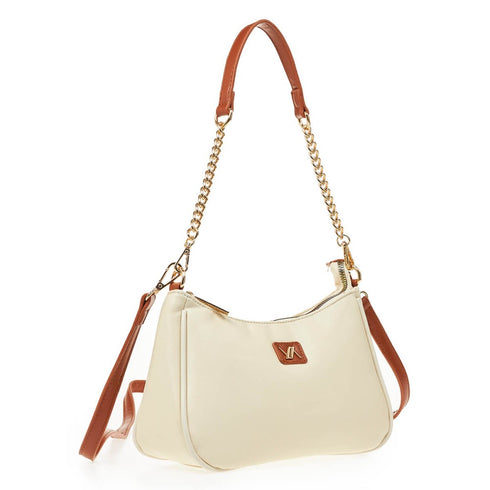 Verde Γυναικεία Τσάντα Ώμου 16-6834 Λευκό