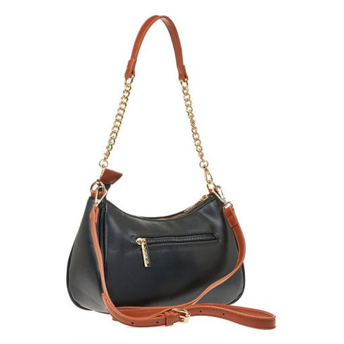 Verde Γυναικεία Τσάντα Ώμου 16-6834 Μαύρο