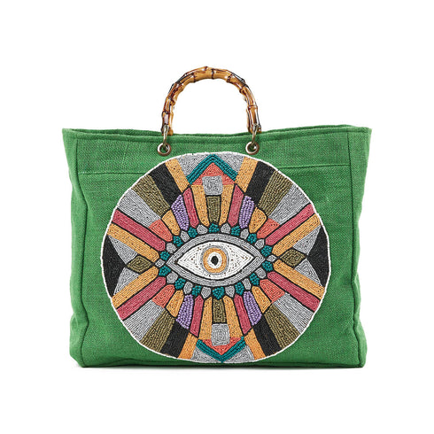 Verde Γυναικεία Τσάντα Χειρός 14-0253 Πράσινο
