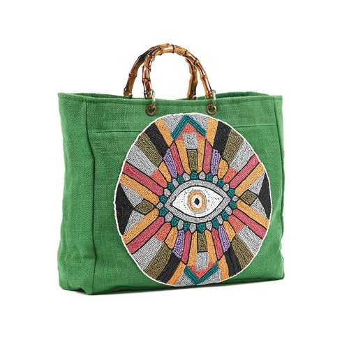 Verde Γυναικεία Τσάντα Χειρός 14-0253 Πράσινο