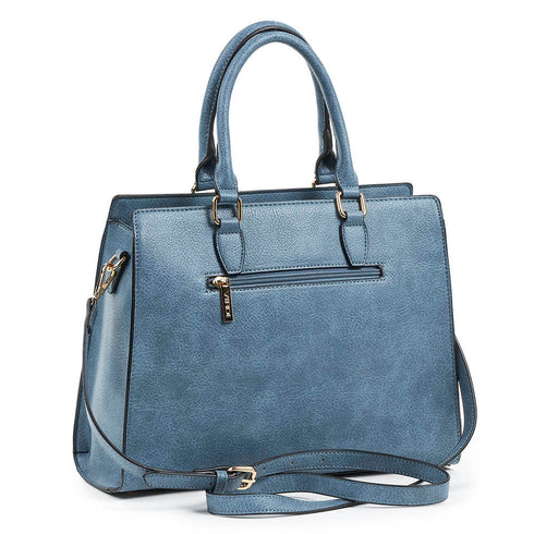 Verde Γυναικεία Τσάντα Χειρός 16-6700 Μπλε