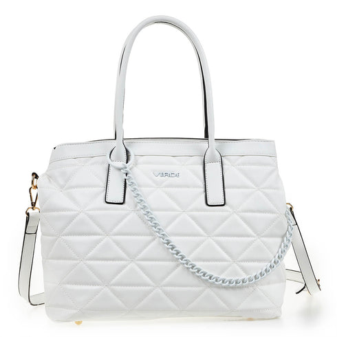 Verde Γυναικεία Τσάντα Χειρός 16-6947 Λευκό