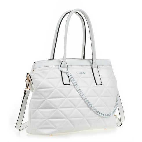 Verde Γυναικεία Τσάντα Χειρός 16-6947 Λευκό