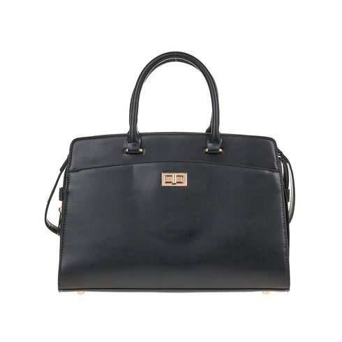 Verde Γυναικεία Τσάντα Χειρός 16-7512 Μαύρο