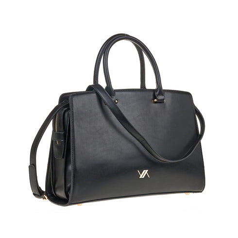 Verde Γυναικεία Τσάντα Χειρός 16-7512 Μαύρο