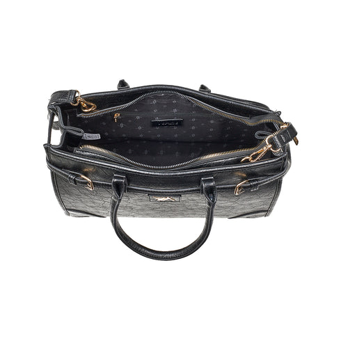 Verde Γυναικεία Τσάντα Χειρός 16-7610 Μαύρο