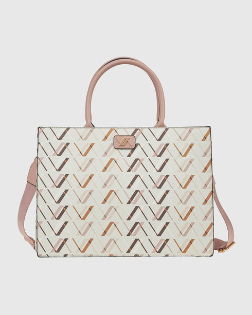 Verde Γυναικεία Τσάντα Χειρός 16-7783 Εκρού