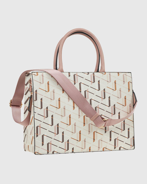 Verde Γυναικεία Τσάντα Χειρός 16-7783 Εκρού