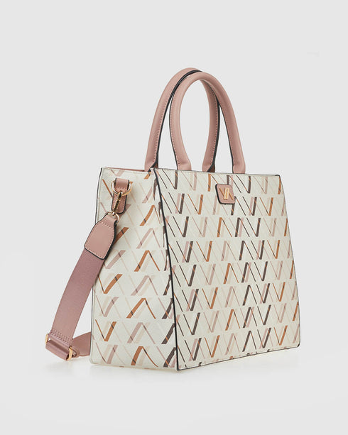 Verde Γυναικεία Τσάντα Χειρός 16-7783 Εκρού