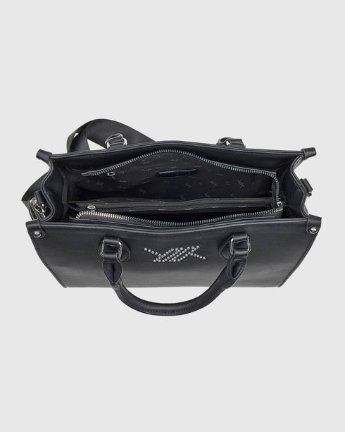 Verde Γυναικεία Τσάντα Χειρός 16-7833 Μαύρο