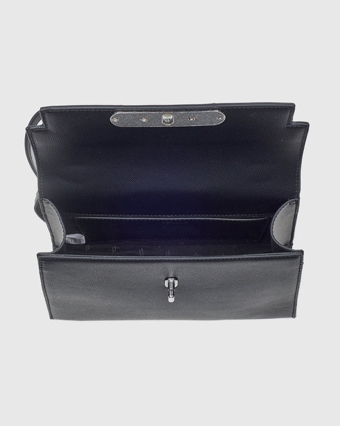 Verde Γυναικεία Τσάντα Χειρός 16-7997 Μαύρο