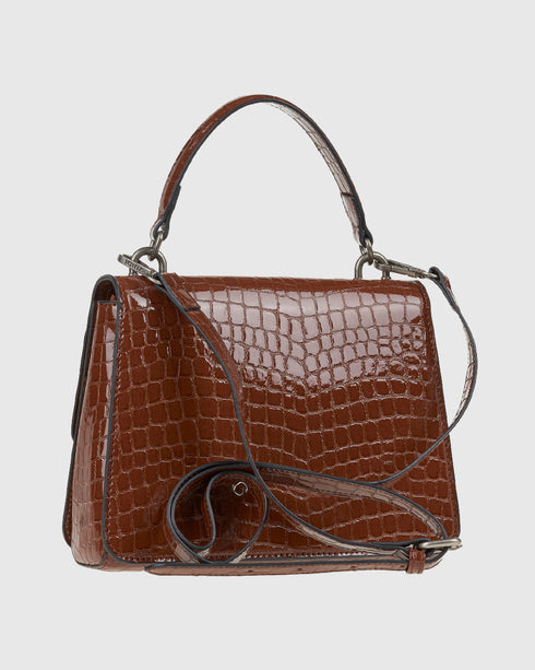 Verde Γυναικεία Τσάντα Χειρός 16-8145 Καφέ