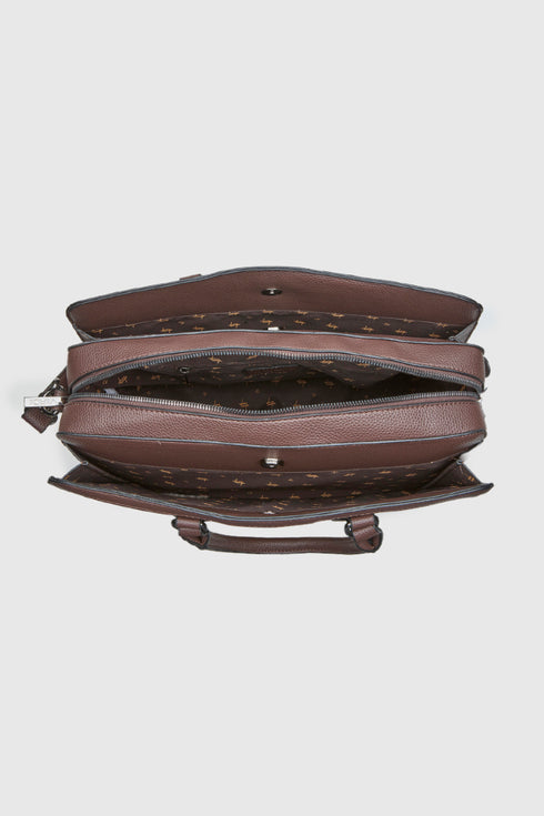 Verde Γυναικεία Τσάντα Χειρός 16-8171 Καφέ