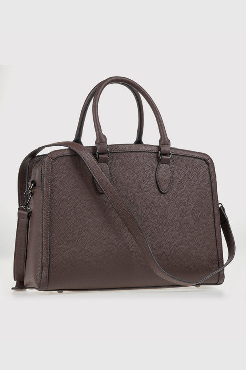 Verde Γυναικεία Τσάντα Χειρός 16-8171 Καφέ