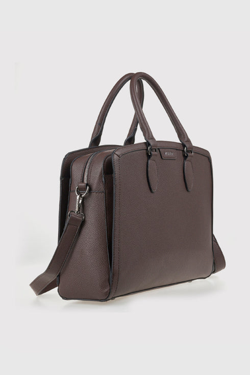 Verde Γυναικεία Τσάντα Χειρός 16-8171 Καφέ