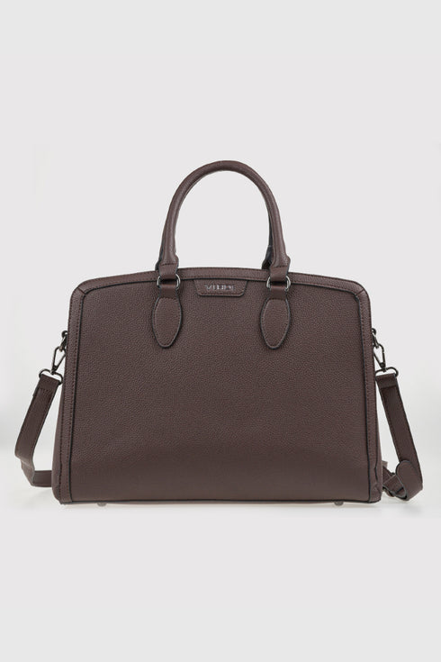 Verde Γυναικεία Τσάντα Χειρός 16-8171 Καφέ