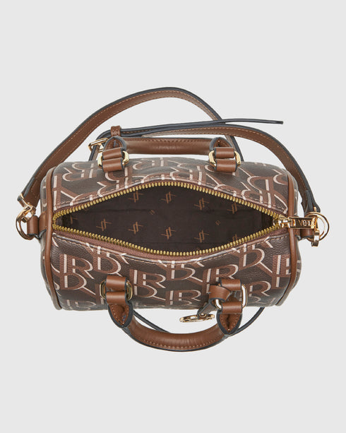 Verde Γυναικεία Τσάντα Χειρός 16-8228 Καφέ