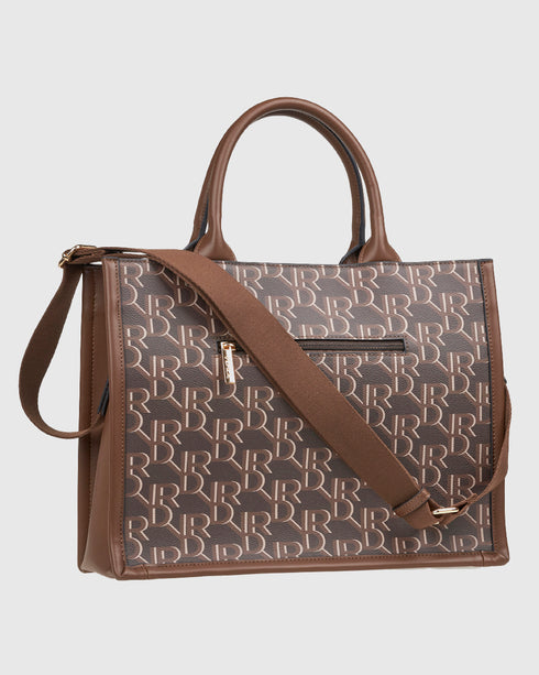 Verde Γυναικεία Τσάντα Χειρός 16-8231 Καφέ