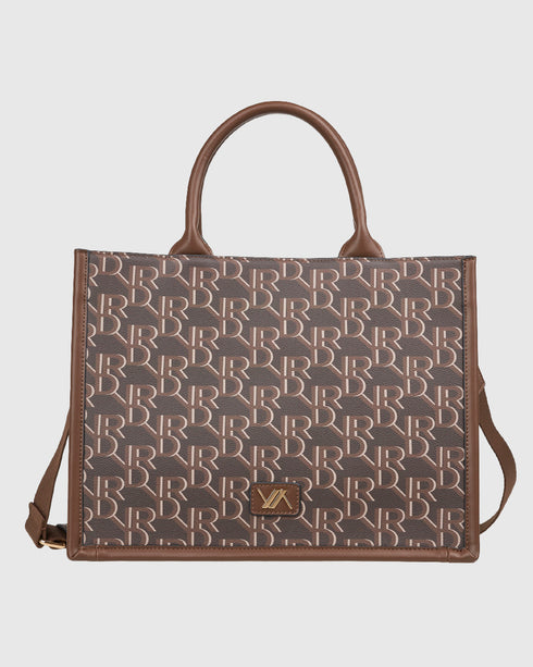 Verde Γυναικεία Τσάντα Χειρός 16-8231 Καφέ