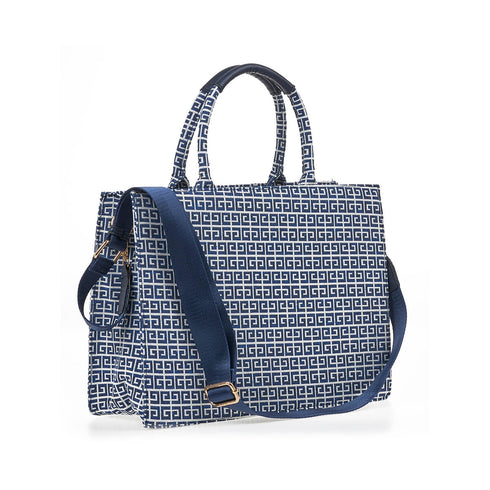 Verde Γυναικεία Τσάντα Χειρός-Ώμου 16-7197 Μπλε