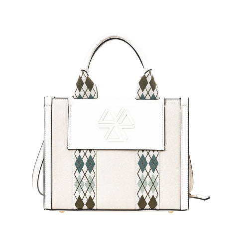 Verde Γυναικεία Τσάντα Χειρός-Ώμου 16-7377 Εκρού