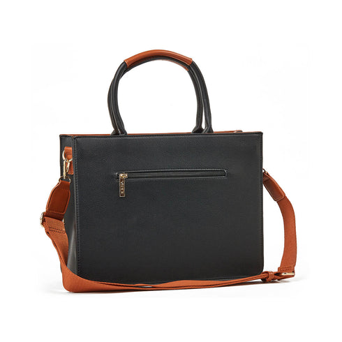 Verde Γυναικεία Τσάντα Χειρός-Ώμου 16-7402 Μαύρο