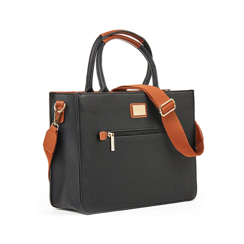 Verde Γυναικεία Τσάντα Χειρός-Ώμου 16-7402 Μαύρο