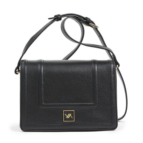 Verde Γυναικεία Τσάντα Χιαστί 16-6702 Μαύρο