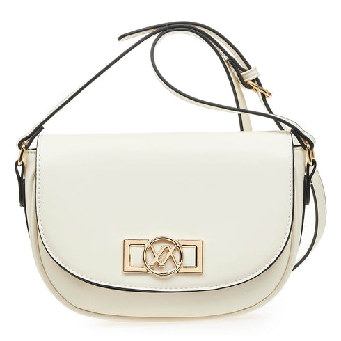 Verde Γυναικεία Τσάντα Χιαστί 16-6880 Λευκό