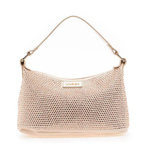 Verde Γυναικεία Τσάντα Χιαστί 16-6932 Μπεζ