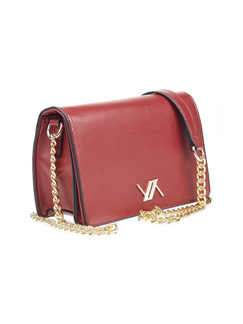 Verde Γυναικεία Τσάντα Χιαστί 16-6984 Μπορντώ