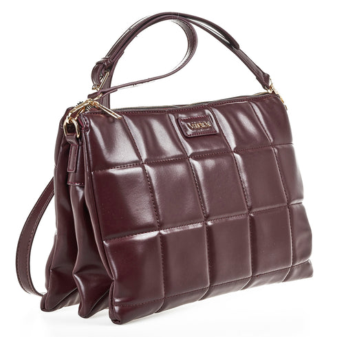 Verde Γυναικεία Τσάντα Χιαστί 16-7008 Μπορντώ