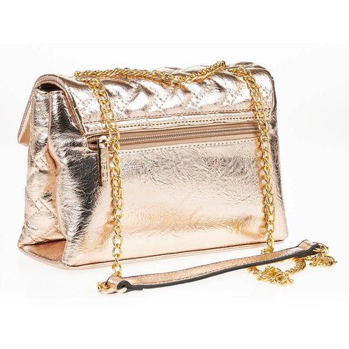 Verde Γυναικεία Τσάντα Χιαστί 16-7075 Χρυσό