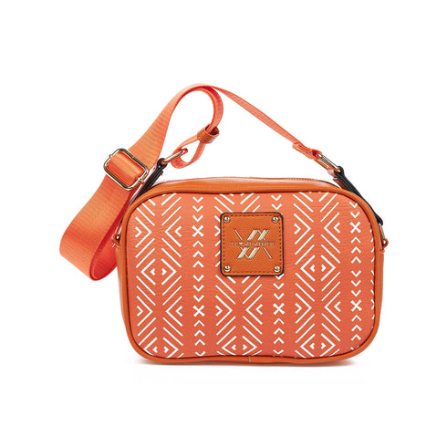 Verde Γυναικεία Τσάντα Χιαστί 16-7262 Πορτοκαλί