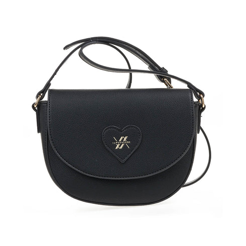 Verde Γυναικεία Τσάντα Χιαστί 16-7301 Μαύρο