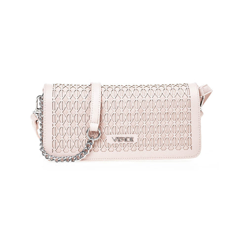 Verde Γυναικεία Τσάντα Χιαστί 16-7323 Ροζ