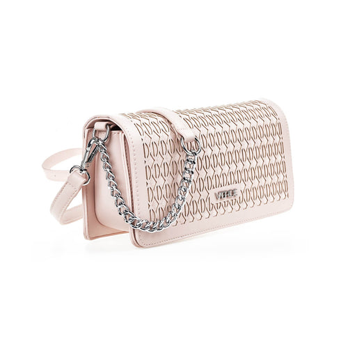 Verde Γυναικεία Τσάντα Χιαστί 16-7323 Ροζ