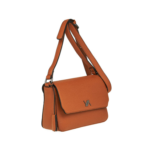 Verde Γυναικεία Τσάντα Χιαστί 16-7558 Κάμελ