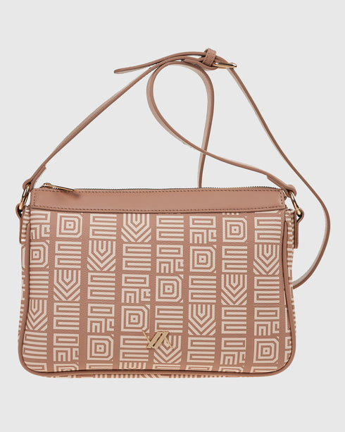 Verde Γυναικεία Τσάντα Χιαστί 16-7726 Nude