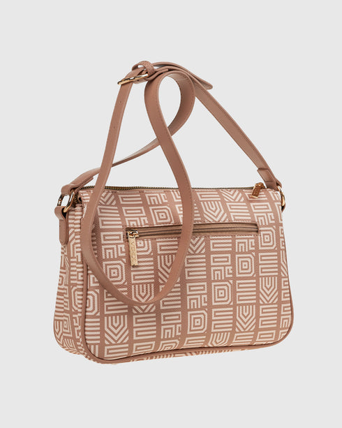 Verde Γυναικεία Τσάντα Χιαστί 16-7726 Nude