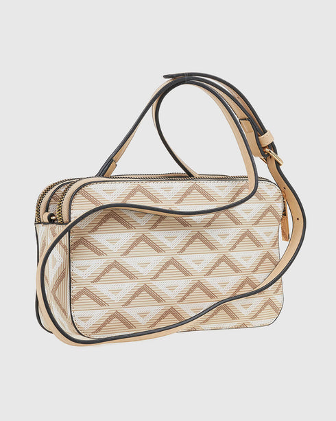 Verde Γυναικεία Τσάντα Χιαστί 16-7871 Μπεζ