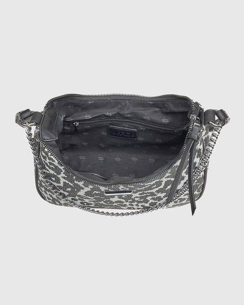 Verde Γυναικεία Τσάντα Χιαστί 16-7883 Μαύρο