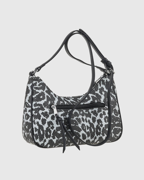 Verde Γυναικεία Τσάντα Χιαστί 16-7883 Μαύρο