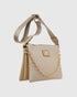 Verde Γυναικεία Τσάντα Χιαστί 16-7901 Μπεζ