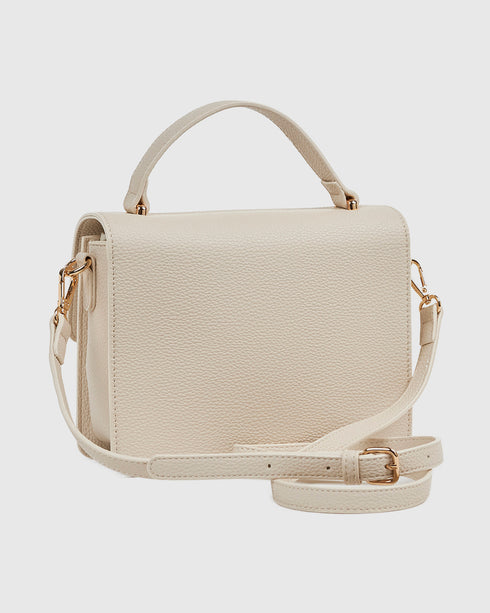 Verde Γυναικεία Τσάντα Χιαστί 16-8014 Εκρού