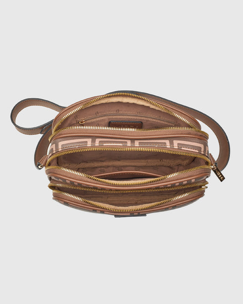 Verde Γυναικεία Τσάντα Χιαστί 16-8070 Πούρου