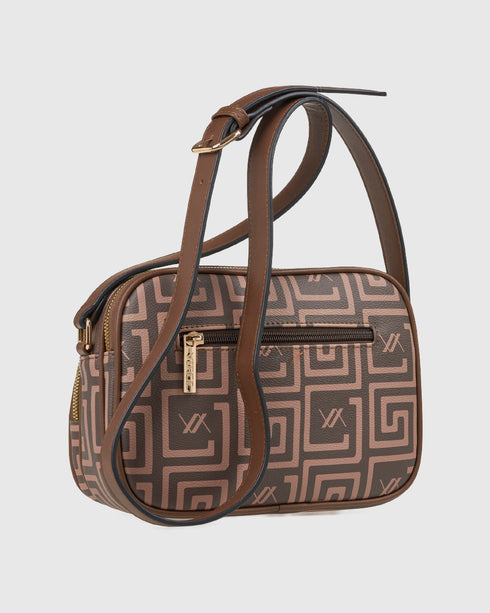 Verde Γυναικεία Τσάντα Χιαστί 16-8070 Πούρου