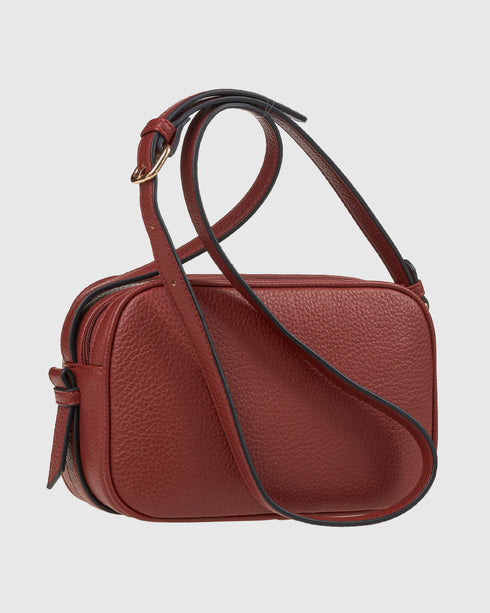 Verde Γυναικεία Τσάντα Χιαστί 16-8115 Κεραμιδί